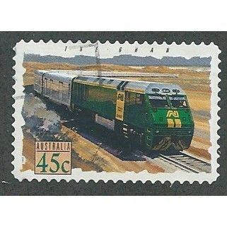 AUS 1993 45c (S/A) 'TRAINS- THE GHAN' FINE USED (EBID35-795)