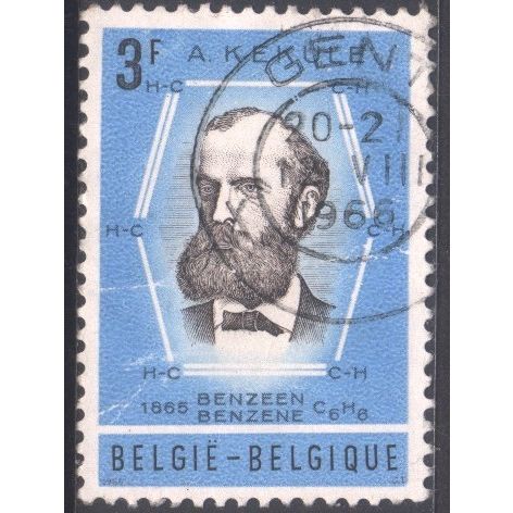 Belgium 1966 - SG1975 - 3f brown - A. Kekule - used