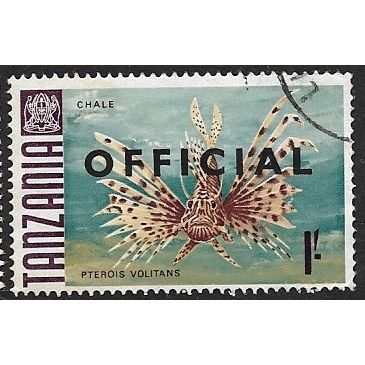TANZANIA 1967/1971 SG O26 - #2 fine used (o) - FISH