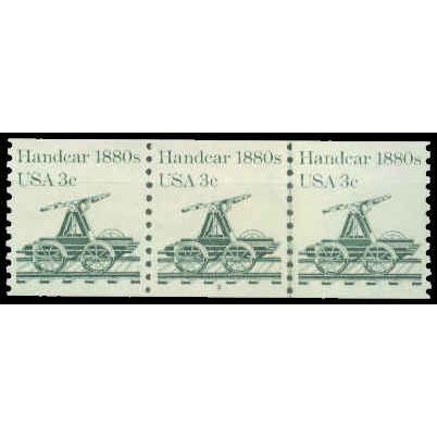 1898 3c Handcar Very Fine MNH Dry Gum PNC 2/3 P0980