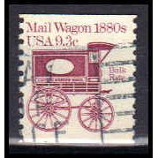 Used 1903 9.3c Mail Wagon Fine W0950