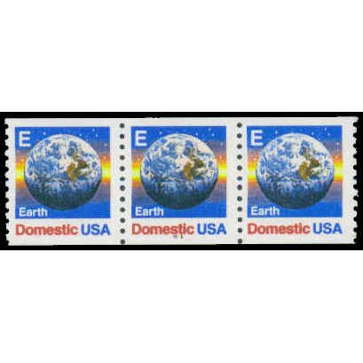 2279 25c E Earth Very Fine MNH Dry Gum PNC 1211/3 R0171