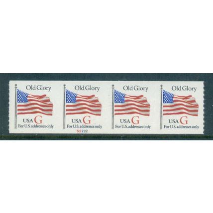 2892 32c G Old Glory Fine MNH PNC S2222/3+1 R0581