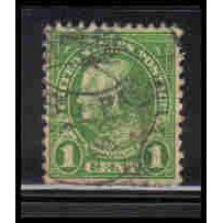 Used 632 1c Benjamin Franklin Fine KA7190