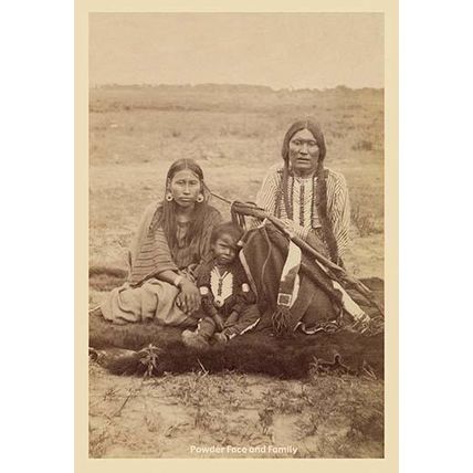 Chief Powder Face and Wife 20 x 30 Poster