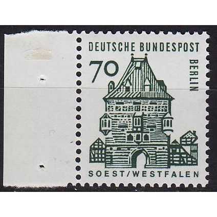 GERMANY BERLIN [1964] MiNr 0248 ( **/mnh ) [01] Architektur Rand