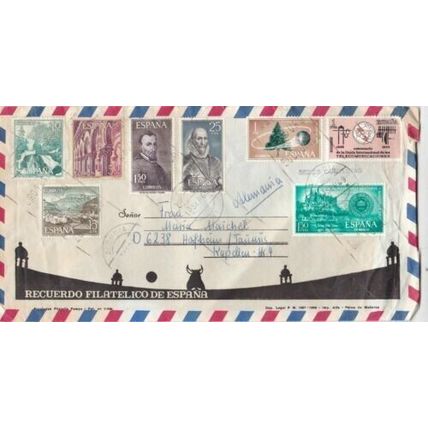 Spain 1969 Tourist Philatelic Cover Alcudia cancel written VGC