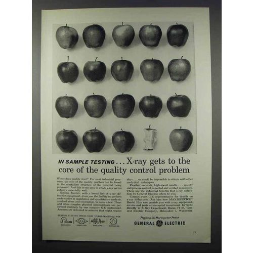 1962 General Electric X-Ray Ad - Gets to the Core
