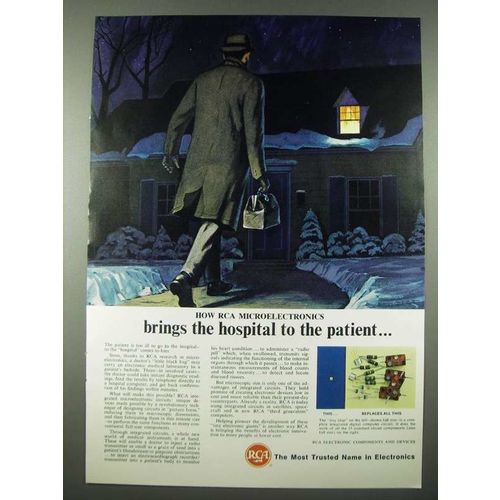 1965 RCA Electronic Components and Devices Ad - Bring the Hospital to Patient