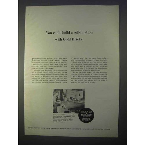 1966 Warner & Swasey Turret Punch Press Ad