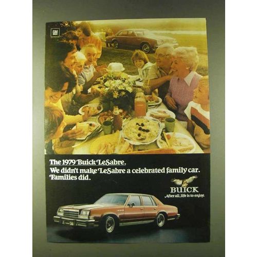 1979 Buick LeSabre Ad - A Celebrated Family car