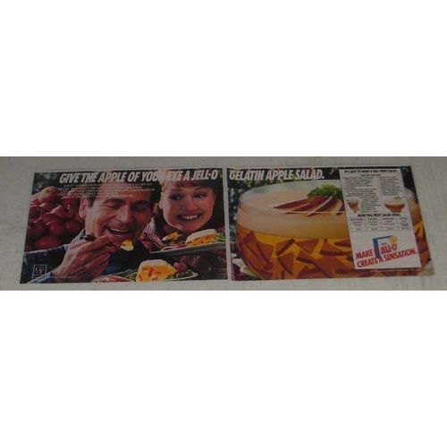 1984 Jell-O Gelatin Ad - Give the Apple of Your Eye