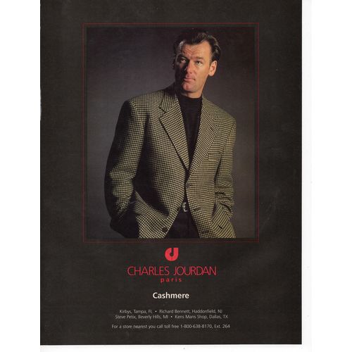 Charles Jourdan clothing calssic Full Page Print Ad September 1994
