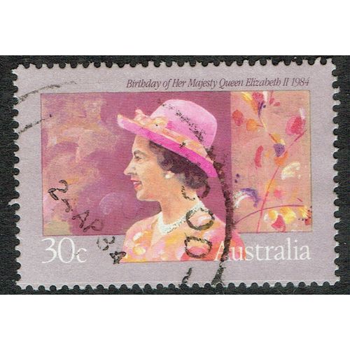 Australia 1984 Birthday of HM Queen 30c Multicoloured SG910 FU