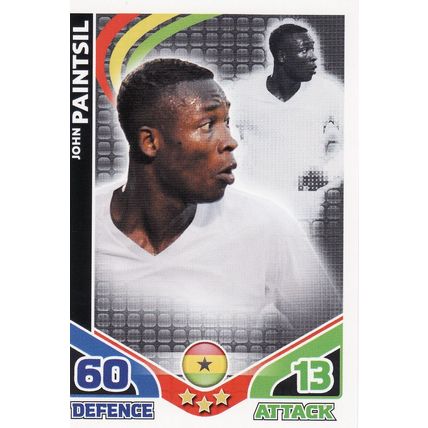 Match Attax World Cup 2010 John Paintsil Ghana