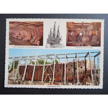 Regalskepper Museum, Wasa, Stockholm, Sweden Postcard