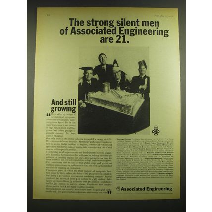 1968 Associated Engineering Ad - Still Growing