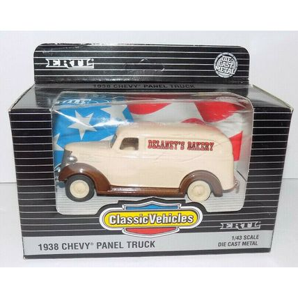 ERTL 1938 Chevy Panel Truck Delaney's Bakery 1:43 Scale