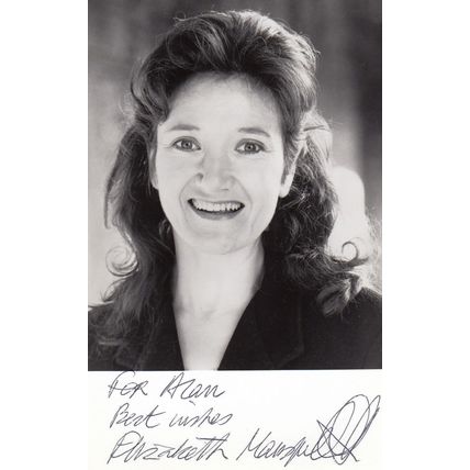 Elizabeth Mansfield Vintage Hand Signed Photo