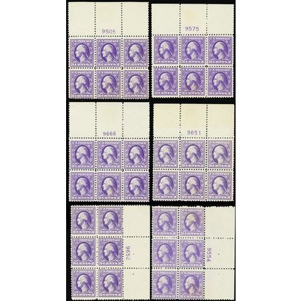 530, Plate Block Collection of 25 For the Specialist! Cat $1375 - Stuart Katz