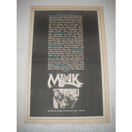 1973 Blue Mink Album Ad - Guilty by association