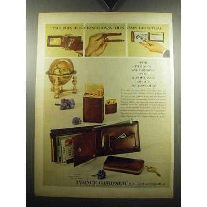1957 Prince Gardner 3 Way Thin-Twin Registrar Advertisement