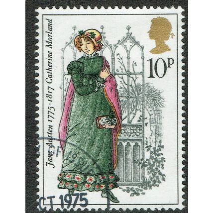 1975 Birth Bicentenary Jane Austen 10p Multicoloured SG990 FU