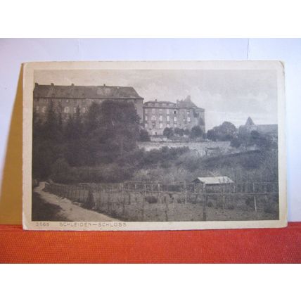 SCHLEIDEN-SCHLOSS, EIFEL, GERMANY unused antique postcard #