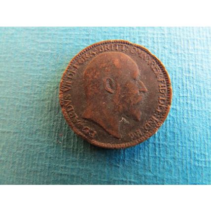 1909 EDWARD VII FARTHING FREE POST (uebid)