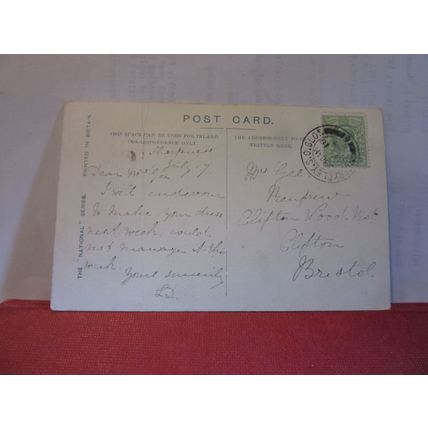 OLD SILK MILL, DERBY, DERBYSHIRE used antique postcard 1907 pm =