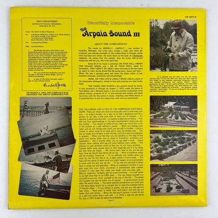 William Howard Arpaia - The Arpaia Sound III Vinyl LP Record Album VR 1977-6