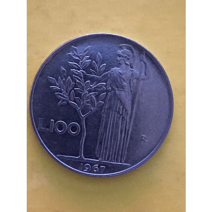 Umlaufmünze Italie 100 Lire 1967