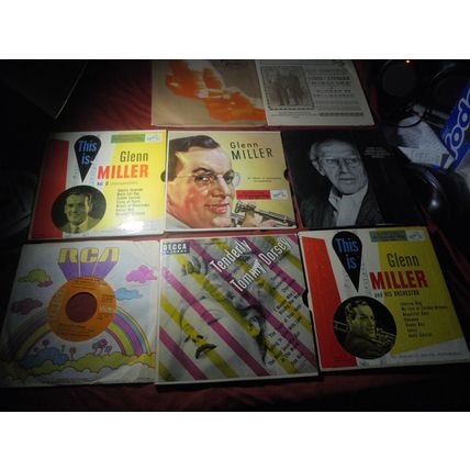 OLD BIG BAND & ORCHESTRA 45 RPM RECORDS! $25.00 Shipped!!