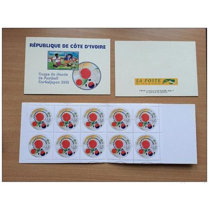 Côte d´Ivoire 2002 Mi. 1295 Carnet MH Coupe du Monde Football FIFA Japon Corée