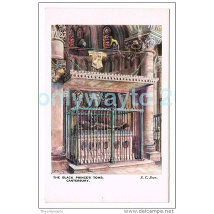 BLACK PRINCES TOMB, CANTERBURY, KENT, ENGLAND, c1910/20s?, Postcard