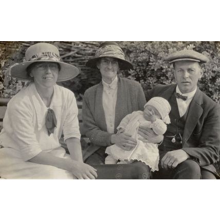 Transvestite LGBT Gay Interest & Family Antique Real Photo Postcard