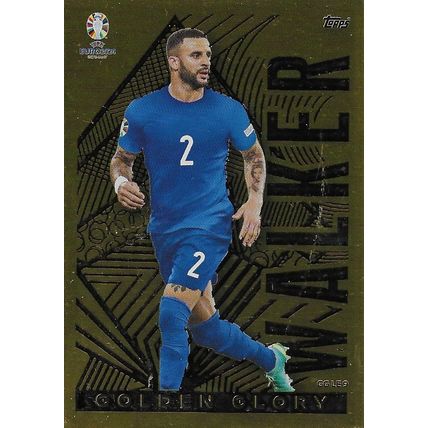 Match Attax UEFA Euro 2024 Collection: Golden Glory Ltd Ed., England - Walker (K