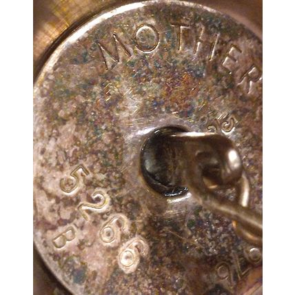 Vintage Danbury Mint 5266 B Flower Silver Plate Bell Mother's Day 1976 No Box