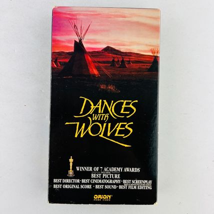 Dances With Wolves VHS Video Tape Kevin Costner, Mary McDonnell