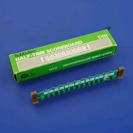 Subbuteo HALF-TIME Scoreboard C111 In Original Referenced Box