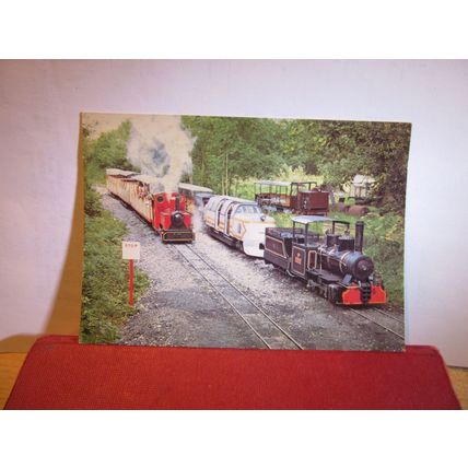 LAPPA VALLEY STEAM RAILWAY, NEWQUAY, Cornwall used postcard 1985 pm =