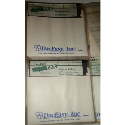 DacEasy Rapid Tax, Professional Version - 1989