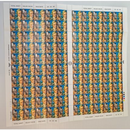 Great Britain Captain Cook Maori Millennium The Travellers' Tale FULL SHEET