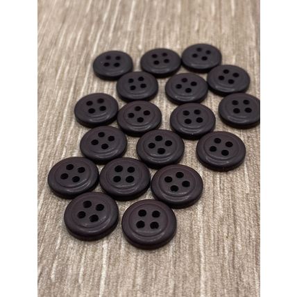 20 x 11mm Dark Maroon Buttons 4 Hole Baby Cardigans Handmade Knitting Sewing