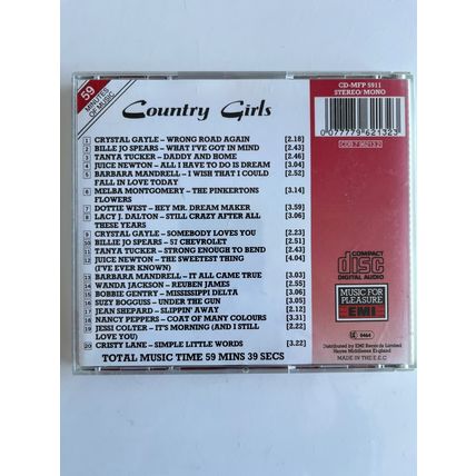 COUNTRY GIRLS (UK VARIOUS ARTISTS AUDIO CD)