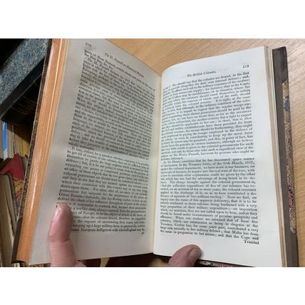 RARE* 1830 "THE QUARTERLY REVIEW" VOL 42 JAN & MARCH 1830 ANTIQUE BOOK (P4) AA