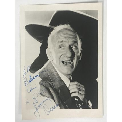 Jimmy Durante (d. 1980) Signed Autographed Vintage 5x7 Photo