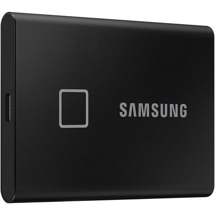 New Samsung T7 2TB Fingerprint Secure Portable External SSD 256-bit encryption