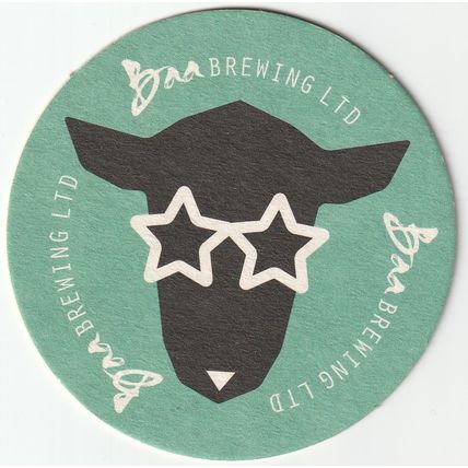 BEER MAT - BAA BREWING CO (GWENT, WALES) - (Cat No 001) - (2016)