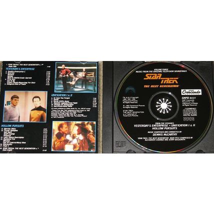STAR TREK The Next Generation Volume 3 Dennis McCarthy soundtrack CD
